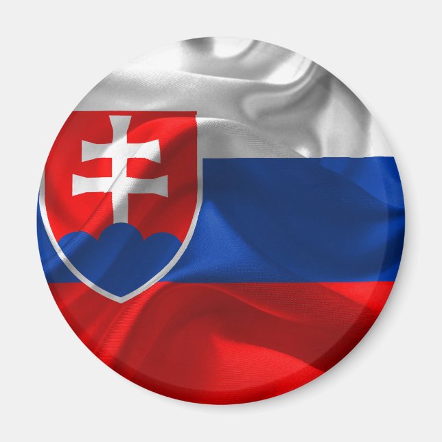 Slovakia flag magnet (Front)