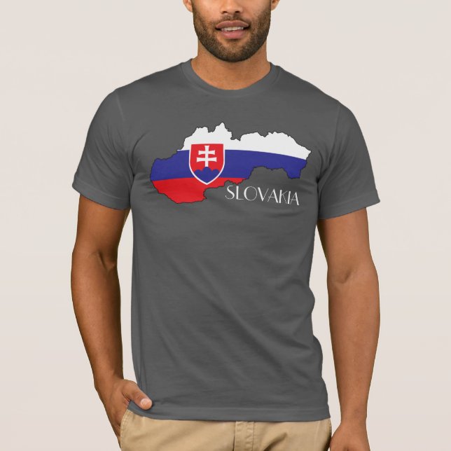 Slovakia Flag-Map Shirt (Front)