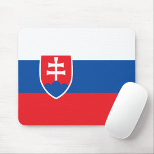 Slovakia flag mouse pad