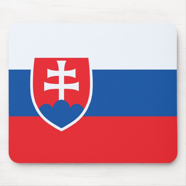 Slovakia flag mouse pad (Front)