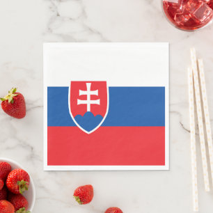 Slovakia flag napkin