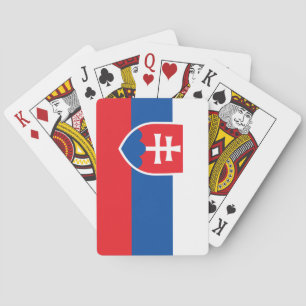 Slovakia Flag Playing Cards
