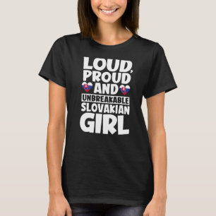 Slovakia Flag Proud Slovakians Men & Women 1 T-Shirt
