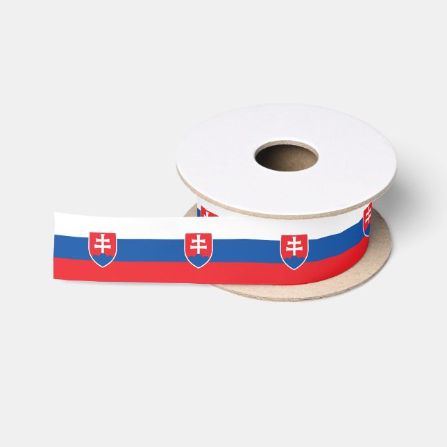 Slovakia Flag Satin Ribbon (Spool)