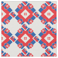 Slovakia Flag & Slovakia Trendy Fabric fashion