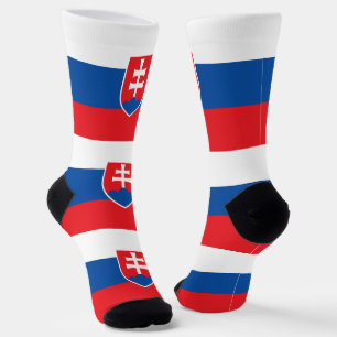 Slovakia Flag Socks