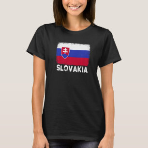 Slovakia Flag  Support Slovak People Women Men T-Shirt