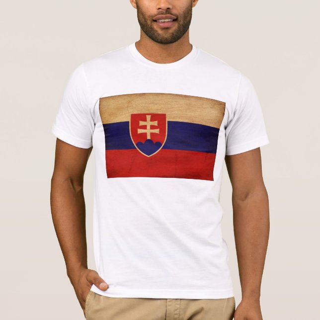 Slovakia Flag T-shirt (Front)