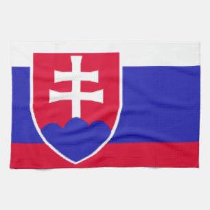 Slovakia Flag Tea Towel