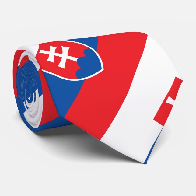 Slovakia Flag Tie (Rolled)