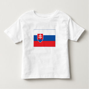 Slovakia Flag Toddler T-Shirt