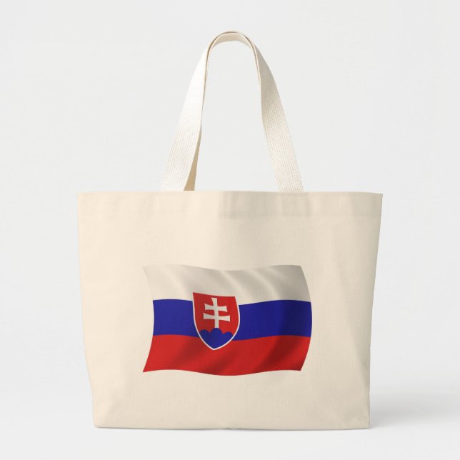 Slovakia Flag Tote Bag (Front)