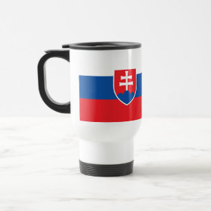 Slovakia Flag Travel Mug