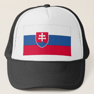 Slovakia Flag Trucker Hat
