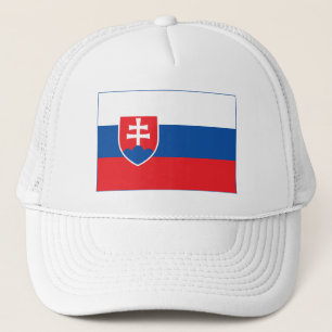 Slovakia Flag Trucker Hat