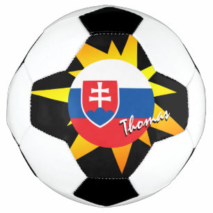 Slovakia Football & Slovakia Flag / BANG Soccer Ball
