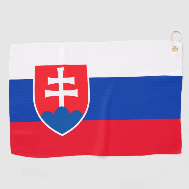 Slovakia Golf Towel (Horizontal)