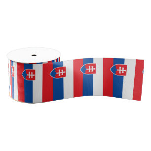 Slovakia Grosgrain Ribbon