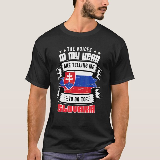 Slovakia In My Head T-Shirt (Front)