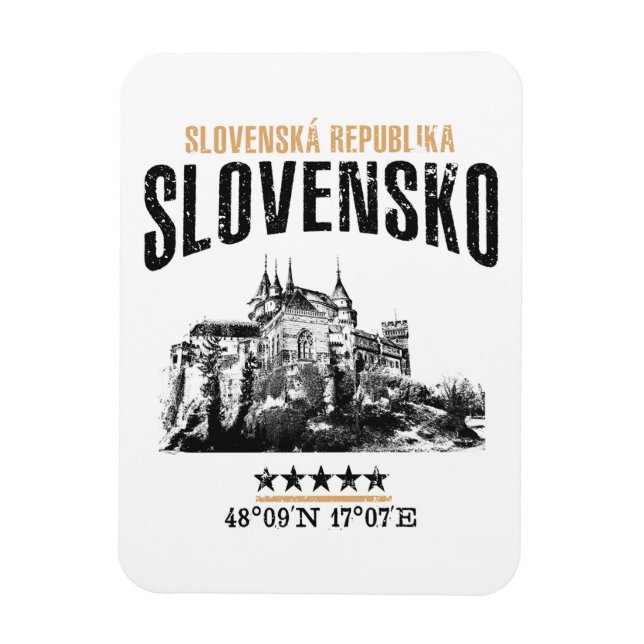 Slovakia Magnet (Vertical)
