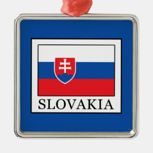 Slovakia Metal Tree Decoration
