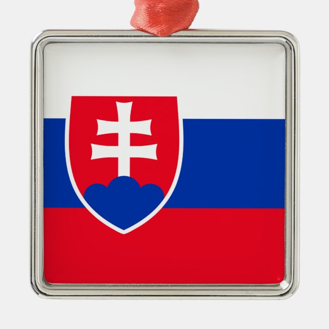 Slovakia Metal Tree Decoration (Front)