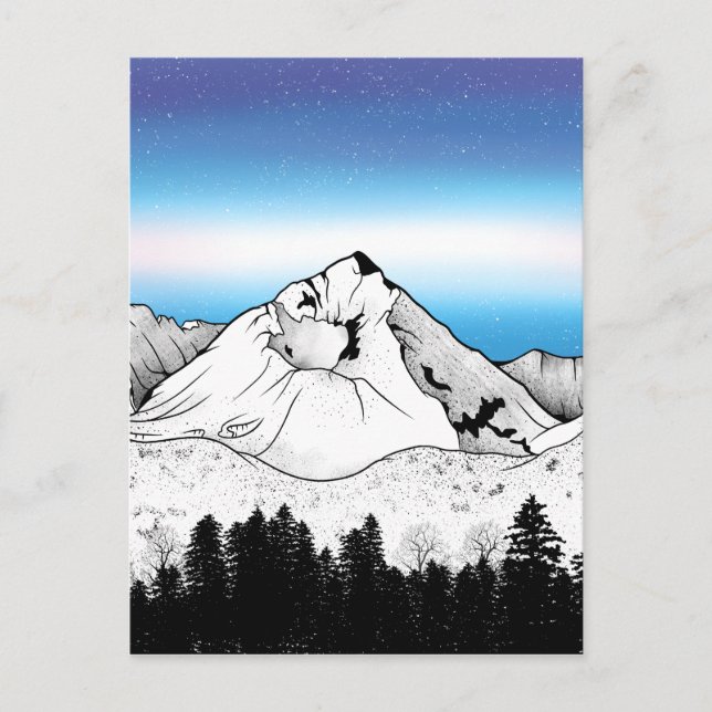 Slovakia Mountain Postcard (Front)