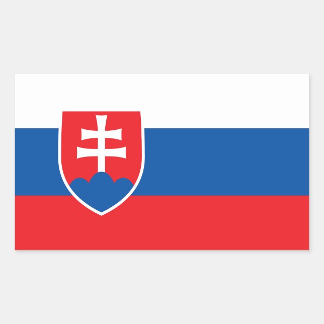 Slovakia Rectangular Sticker (Front)