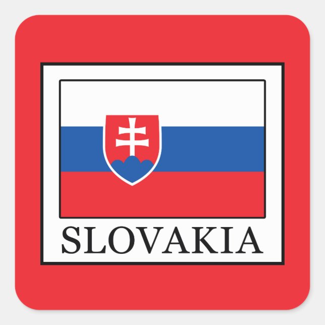 Slovakia Square Sticker (Front)