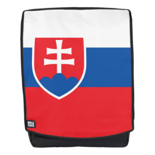 Slovakian flag backpack