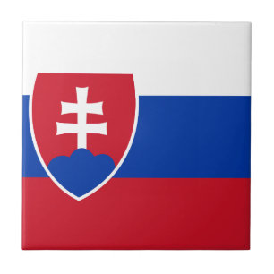 Slovakian Flag Tile