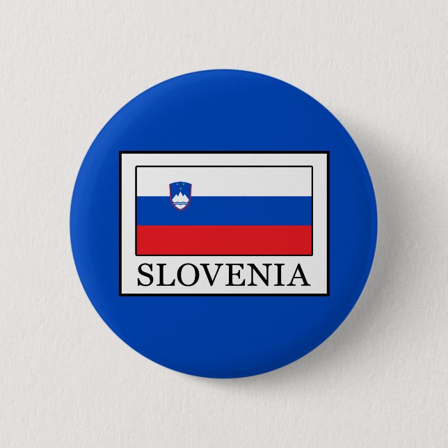 Slovenia 6 Cm Round Badge (Front)
