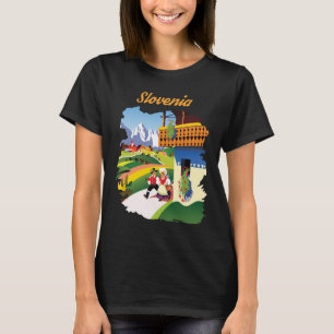 Slovenia Alps Traditional Folk Travel T-Shirt