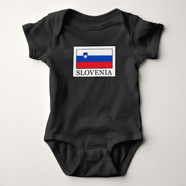 Slovenia Baby Bodysuit (Front)
