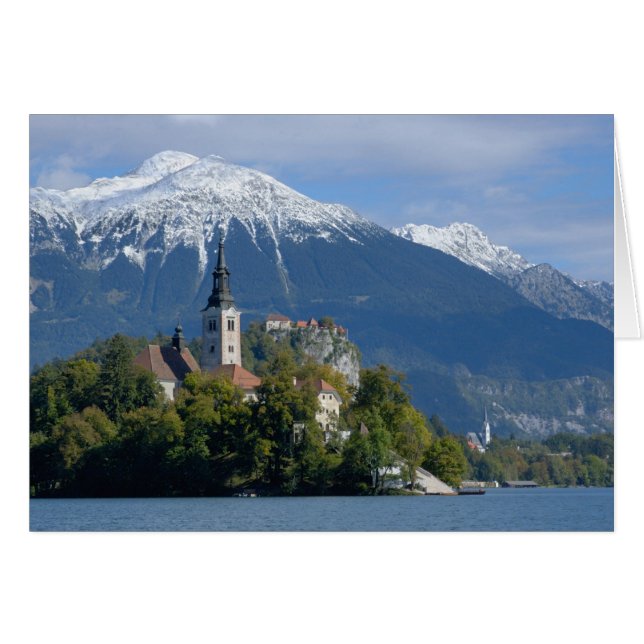 Slovenia, Bled, Lake Bled, Bled Island, Bled (Front Horizontal)
