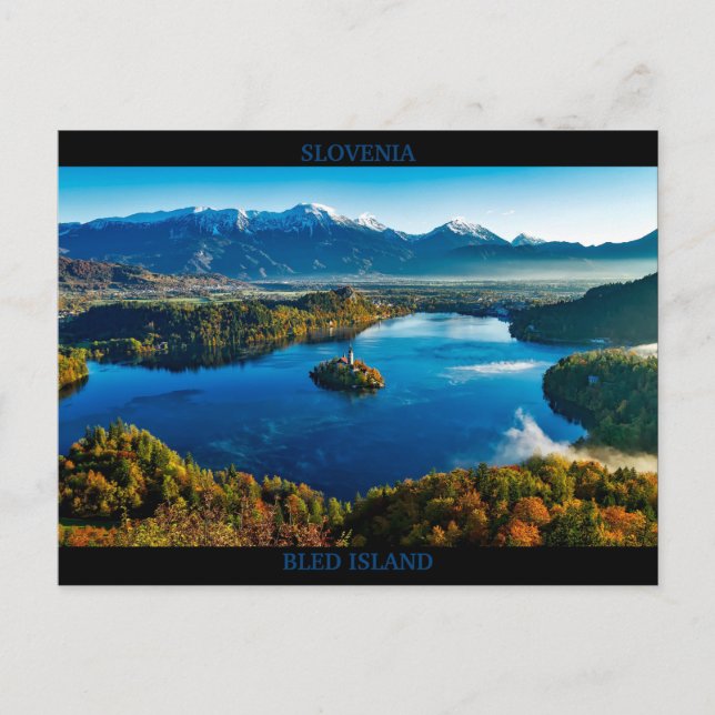 Slovenia - Bled Lake Postcard (Front)