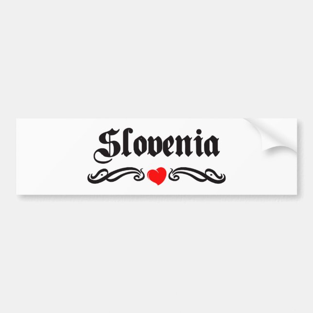 Slovenia Bumper Sticker (Front)