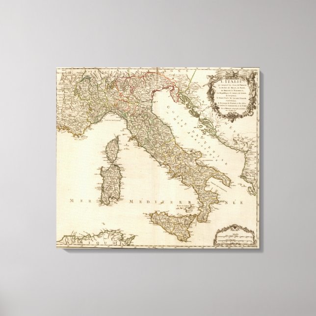 Slovenia Canvas Print (Front)