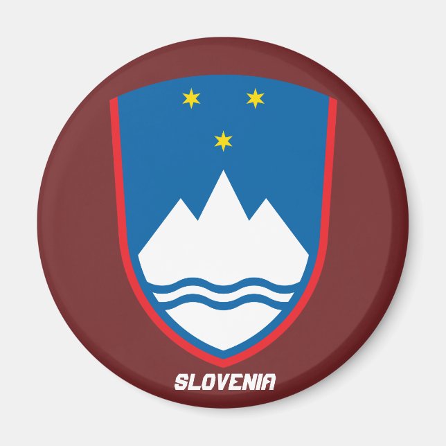 Slovenia Coat of Arms Magnet (Front)