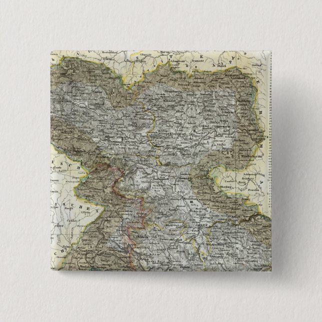 Slovenia, Croatia 15 Cm Square Badge (Front)
