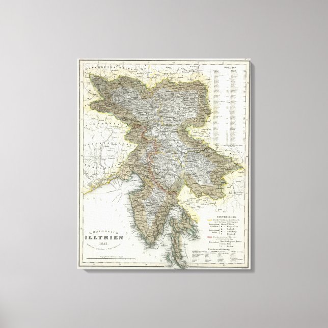 Slovenia, Croatia Canvas Print (Front)