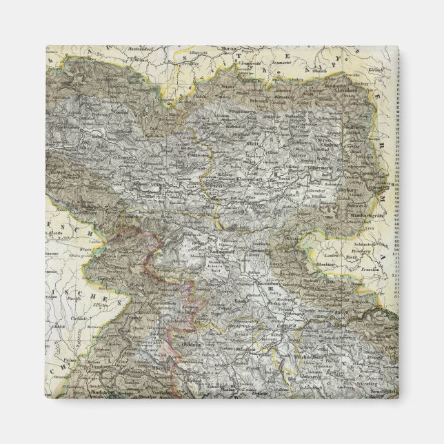 Slovenia, Croatia Magnet (Front)