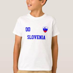 Slovenia Custom Name And Number Football T-Shirt