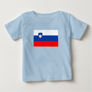 Slovenia Flag Baby T-Shirt
