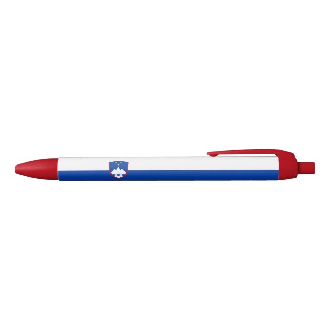Slovenia Flag Black Ink Pen (Top)
