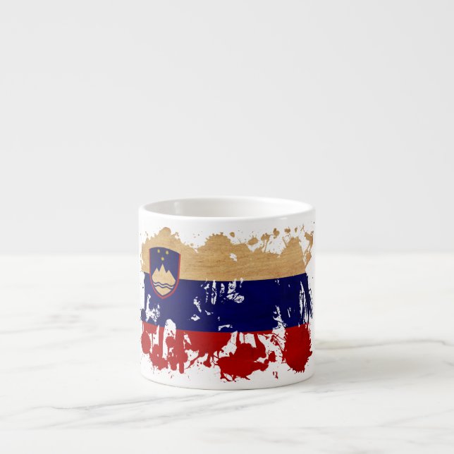 Slovenia Flag Espresso Cup (Front)