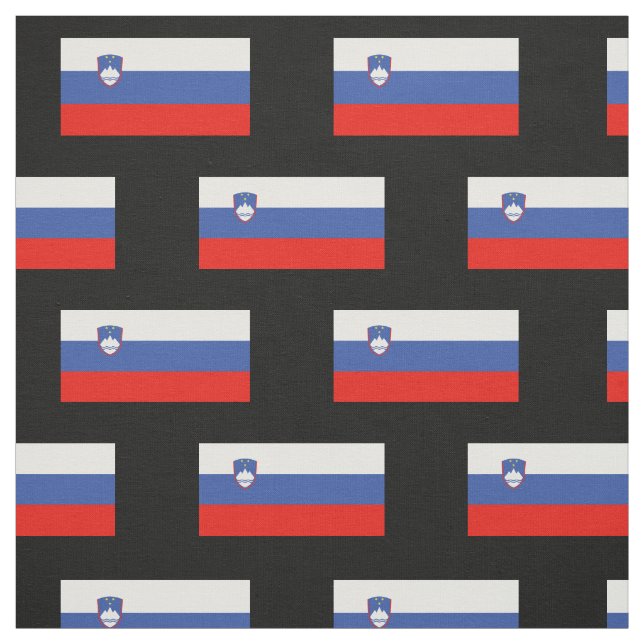 Slovenia Flag Fabric (Swatch)