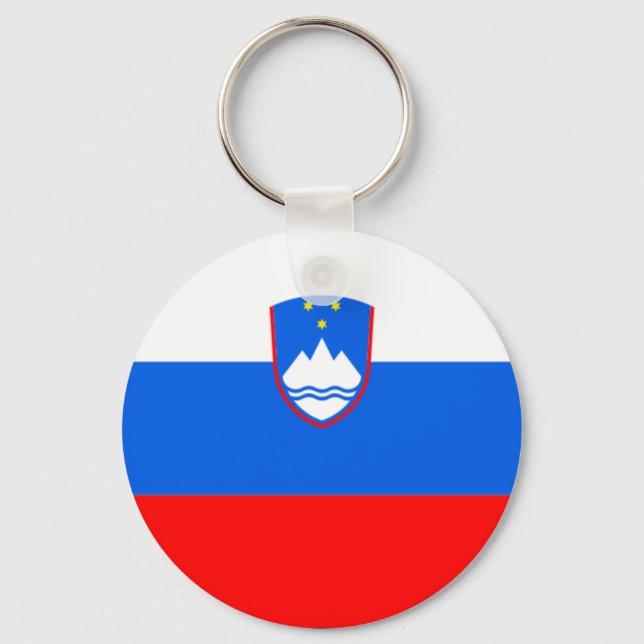 slovenia flag key ring (Front)