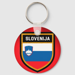 Slovenia Flag Key Ring