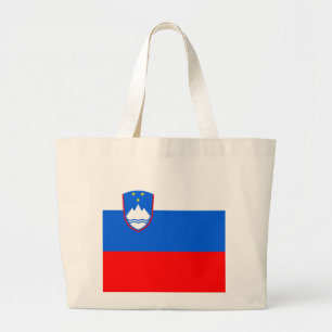 Slovenia Flag Large Tote Bag